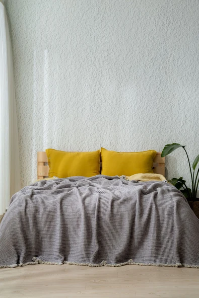 Rayme Textile Müslin 7 Katlı Lira Serisi Yorgan Çift Kişilik 240x260cm (Çift Taraflı) ürün görseli