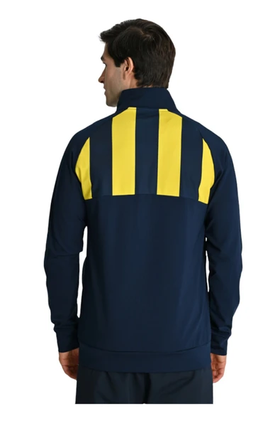Fenerbahçe Lacivert Tribün UV Kutulu Çubuklu Erkek Sweatshirt - 6