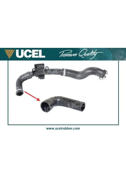 TURBO HORTUMU 15709 KANGOO II 1.5DCI 85-105 HP FWOA 08 + MODEL KÜÇÜK PLASTİKSİZ 8200534296 ürün görseli