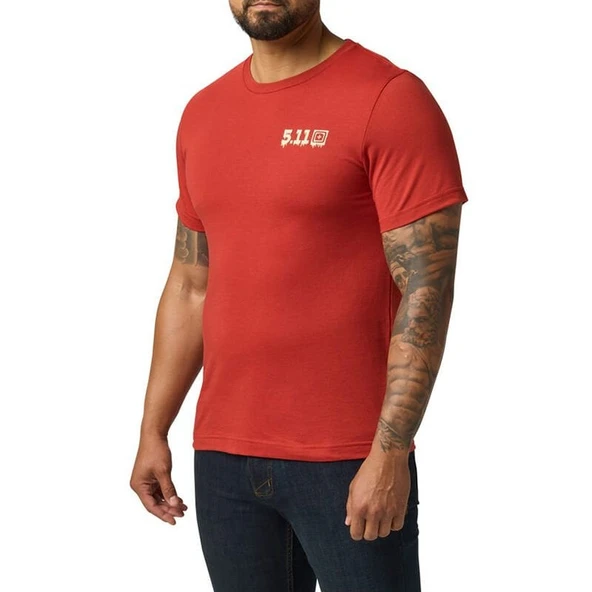 5.11 WOODLAND MOTO LOGO SS TEE TISORT ürün görseli 1