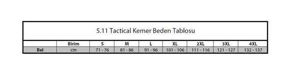 5.11 MAVERICK ASSAULTERS SIYAH KEMER - Resim 6