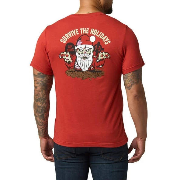 5.11 WOODLAND MOTO LOGO SS TEE TISORT - Resim 2