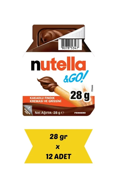 Nutella Go 28 g x 12 Adet  Pratik Atıştırmalık ürün görseli