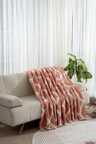 Rayme Textile Müslin 7 Katlı Baklava Desenli (JAKARLI) Yorgan Çift Kişilik 240x260cm - 5