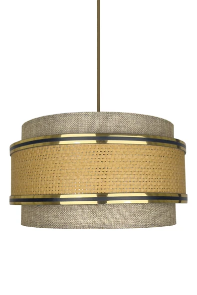 Vivido Home Hazeran Hasır Dopia Sarkıt Avize - Resim 3