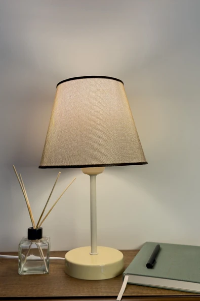 Vivido Home Hasır Kum beji Krem Abajur