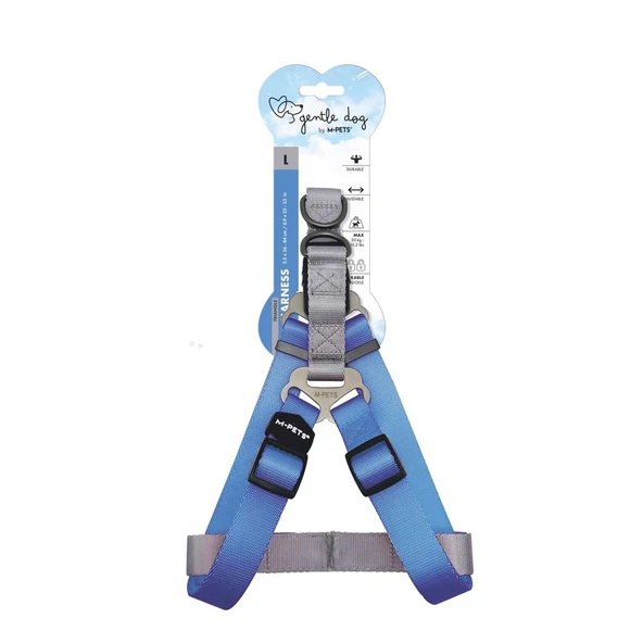 M-Pets Gentle Triangle Köpek Göğüs Tasması Mavi XS ürün görseli 1
