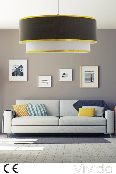 Vivido Home Antrasit Vivid Tekli Avize ürün görseli