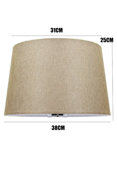 Vivido Home Doğal Hasır Kumbeji Ahşap Lambader - Resim 3