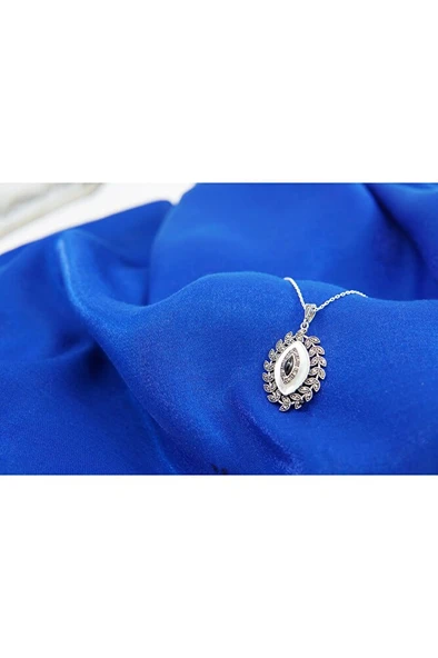 badem yaprak kolye sk0002 - Resim 2