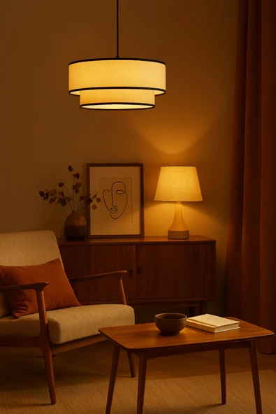 Vivido Home Krem Rustic Sarkıt Avize ürün görseli