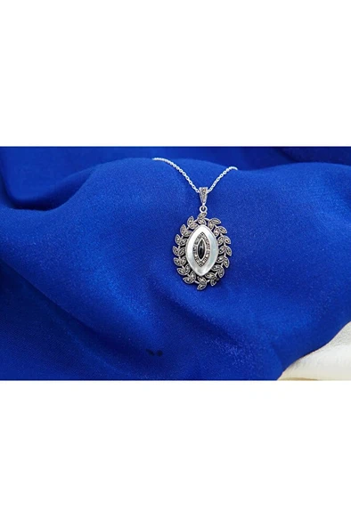 badem yaprak kolye sk0002 ürün görseli 1