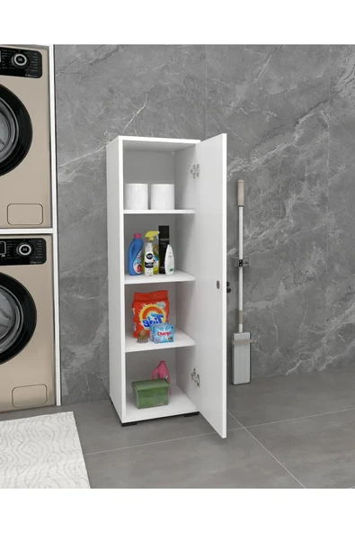 Irmak Mobilya Kilitli Çok Amaçlı Dolap Ofis mutfak banyo için kilitli dolap - 4