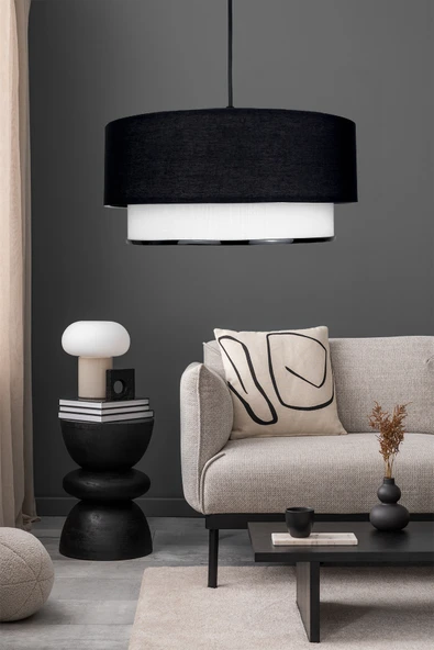 Vivido Home Modern Sarkıt Siyah Avize ürün görseli