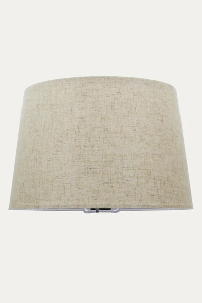 Vivido Home Doğal Dora Kumaş Ahşap Lambader - Resim 2