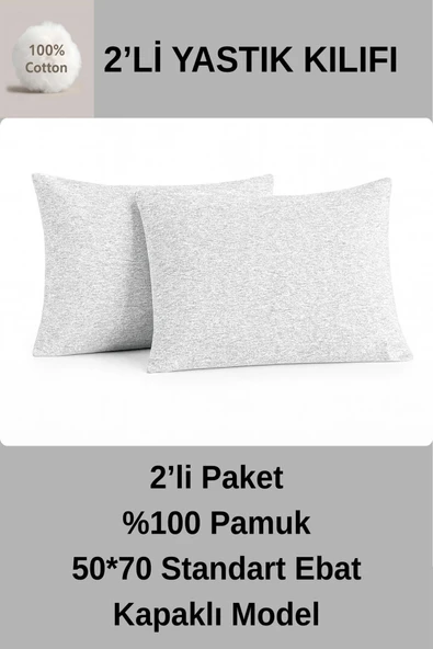 %100 PAMUKLU YASTIK KILIFI 50*70 YASTIK KILIFI - 1