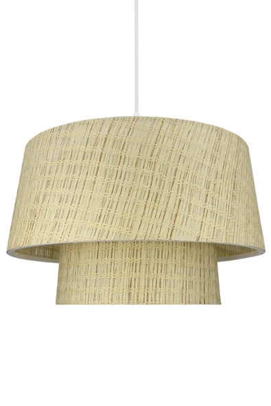 Vivido Home Sera Grande Rattan Hasır Avize - Resim 4