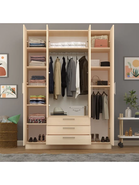 4 Kapaklı Gardırop 160cm  Akça Ağaç - Resim 2