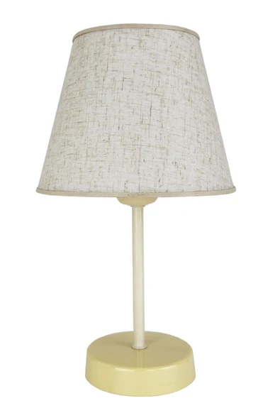 Vivido Home Dora Kumaş Krem Abajur - Resim 4