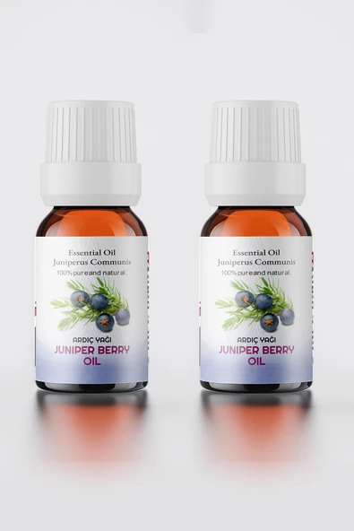Ardıç Uçucu Yağı %100 Saf Doğal 2li Set ( Juniper Berry Essential Oil ) 2x10 ml