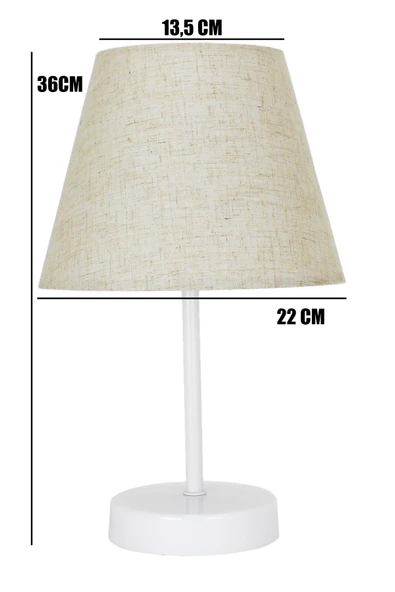 Vivido Home Dora Üçlü Abajur Ve Avize Seti Yatak Odası Aydınlatma - Resim 5