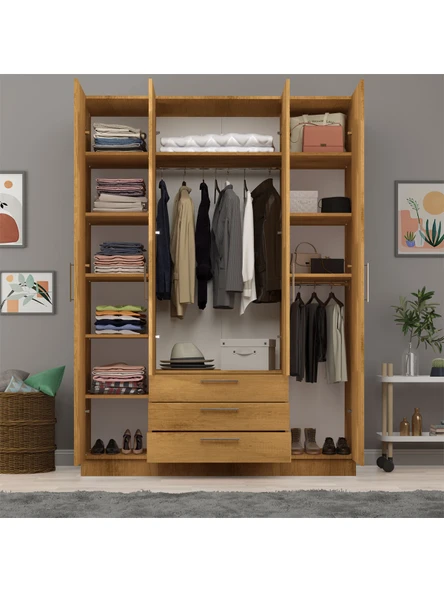 4 Kapaklı Gardırop 160cm  PETRA - Resim 2