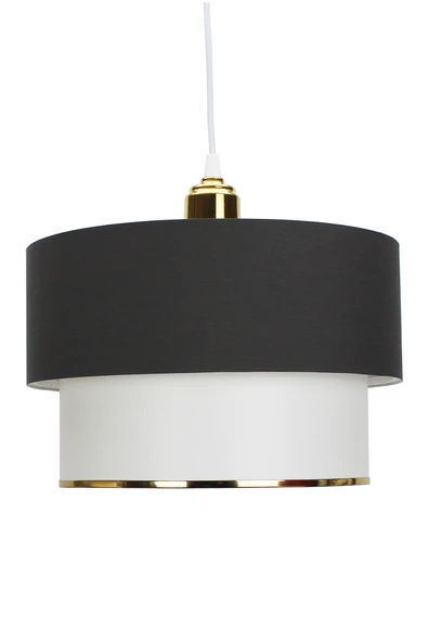 Vivido Abajur Antrasit Deko Tekli Sarkıt Avize - Resim 2