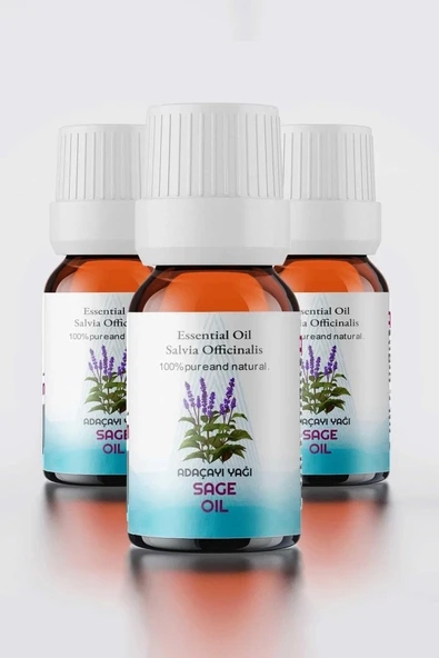 PROCLİS Adaçayı Yağı, %100 Doğal Uçucu Yağ, Sage Oil 3'lü Set 10 ml