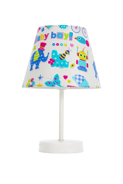 Vivido Abajur Baby Boy Erkek Çocuk Odası Abajur Komodin Üzeri Aydınlatma - Resim 2