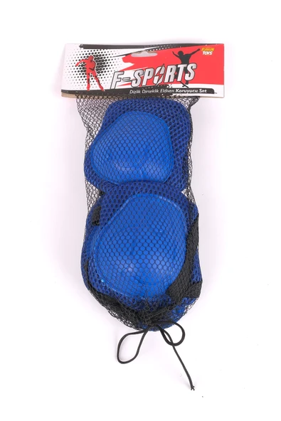 F-sports Dizlik Dirseklik Koruyucu Seti Mavi FR38811 - 5