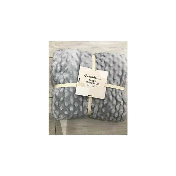 ÖZDİLEK BEBE TOMURCUK BATTANİYE 90*110 SKY GRİ - 2