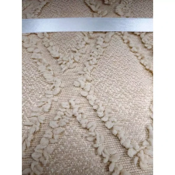 Prestij Puffy Yakut 2 Parça Tek Kişilik Yatak Örtüsü, Pike Örtüsü (180x240)-Kahve - 3