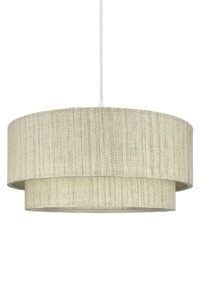 Vivido Home Mira Doğal Hasır Çift Katlı Sarkıt Avize - 3