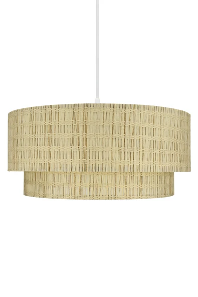 Vivido Home Sera Doğal Hasır Çift Katlı Sarkıt Avize - Resim 3