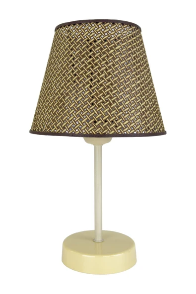 Vivido Home Hasır Kahve Krem Abajur - Resim 4