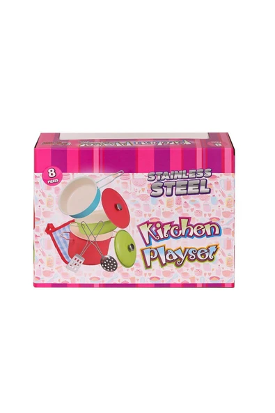 Vardem 8 Parça Emaye Tencere Tava Seti 1818-7A - 3