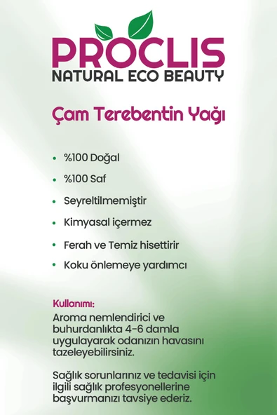 Çam Terebentin Uçucu Yağı %100 Saf 2li Set ( Pine Turpentine Oil ) 2x50 ml+Sprey Başlık - 2