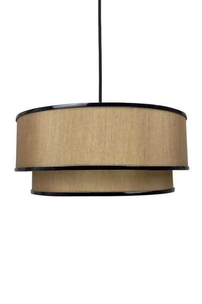 Vivido Home Vintage Siyah Şeritli Avize - Resim 3