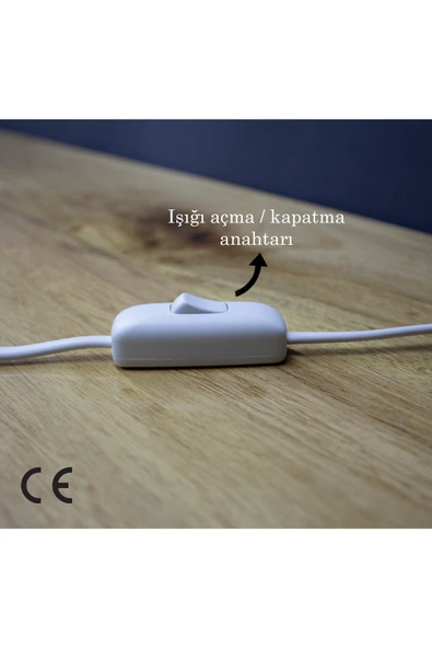 Vivido Home Krem Elegant İkili Abajur - Resim 3