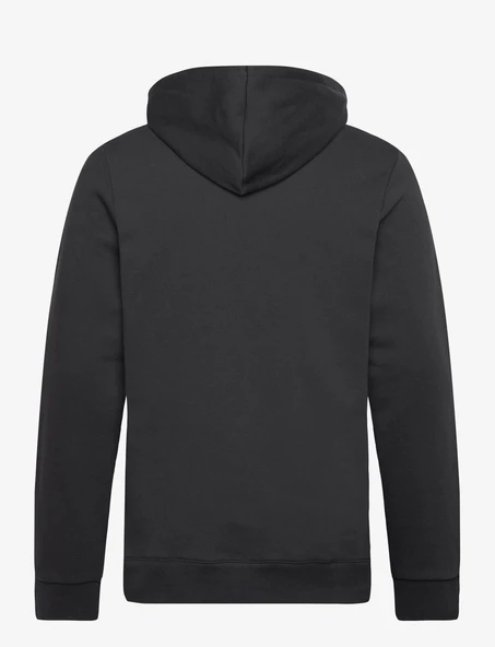 Reebok Ri Left Chest Logo Kapsonlu Fermuarli Erkek Sweat - Siyah - 4