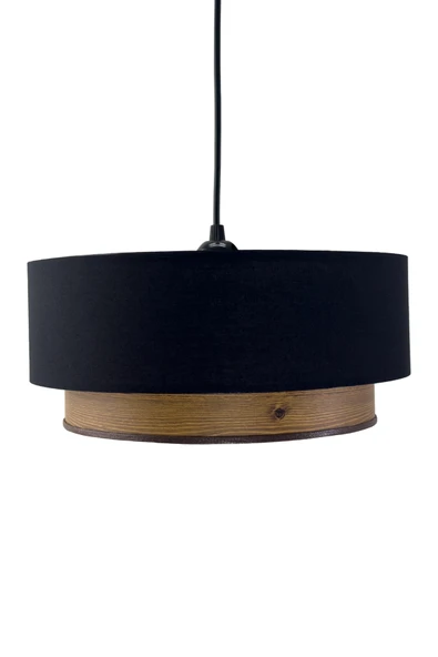 Vivido Home Siyah Ahşap Desenli Avize - Resim 4