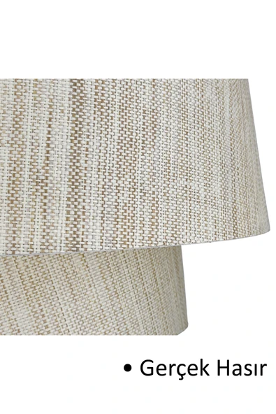 Vivido Home Mira Grande Rattan Hasır Avize - Resim 2