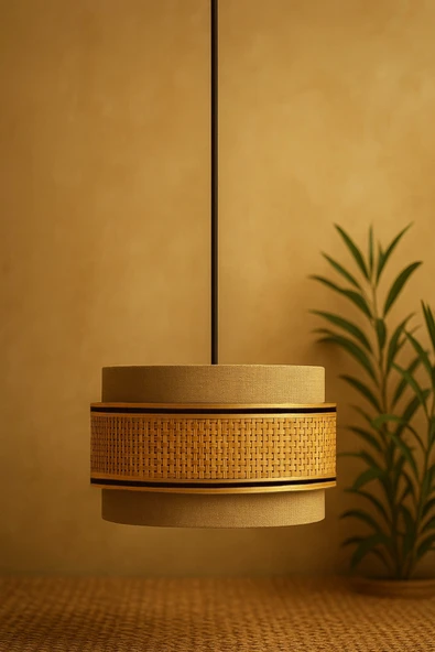 Vivido Home Hazeran Hasır Dopia Sarkıt Avize ürün görseli