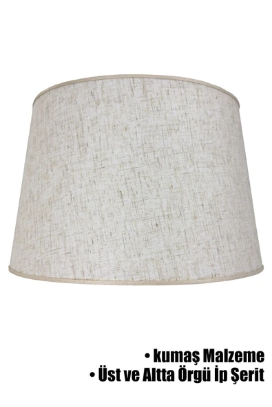 Vivido Abajur Dora Örgü İp Şeritli Lambader Şapkası