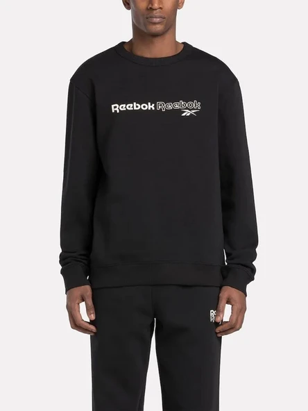 Reebok 0 Yaka Ri Brand Proud 0 Yaka Erkek Sweat - Siyah - 1