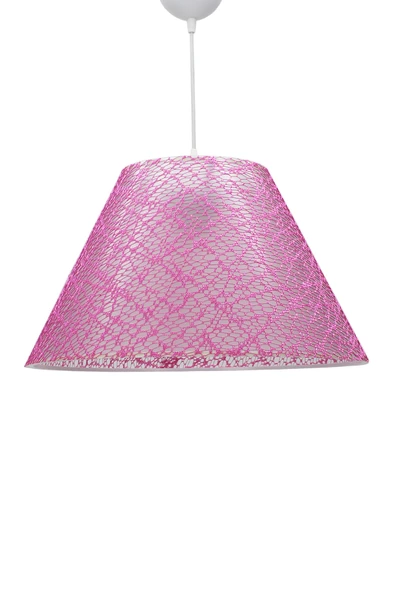 Vivido Abajur Begonia Dantelli Pembe Sarkıt Avize ürün görseli