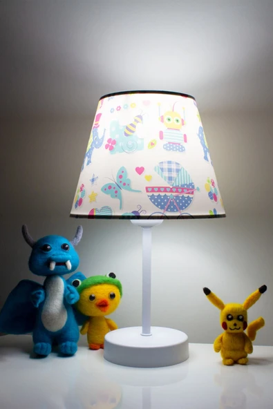 Vivido Abajur Baby Boy Erkek Çocuk Odası Abajur Komodin Üzeri Aydınlatma ürün görseli