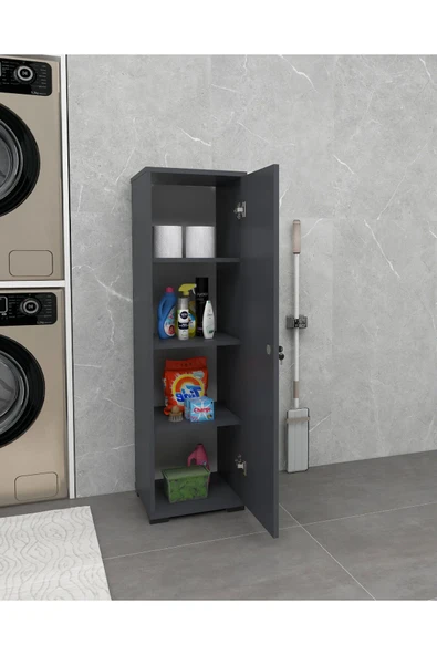 Irmak Mobilya Kilitli Çok Amaçlı Dolap Ofis mutfak banyo için kilitli dolap - 2