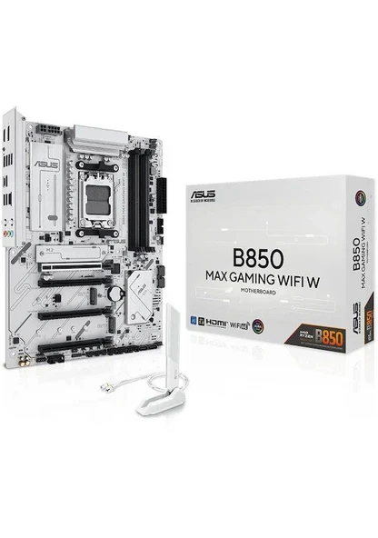 Asus B850 Max Gamıng Wıfı W Amd B850 Am5 Ddr5 8000 Dp Hdmı 3x M2 - 1