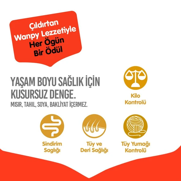 Wanpy Tahılsız Tavuklu Yavru Köpek Maması 1,5 Kg - Resim 4